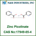 Zinc Picolinate en polvo 98% Zinc 20% -30% Halal y Kosher Proveedor
